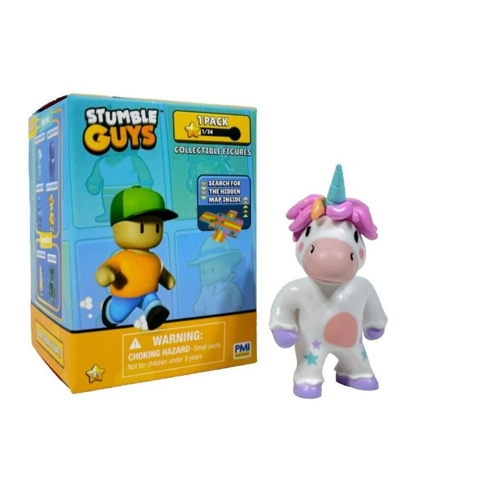 Stumble Guys Knockout Game SPRINKLES UNICORN Legendary Exclusive 2" Mini Figure